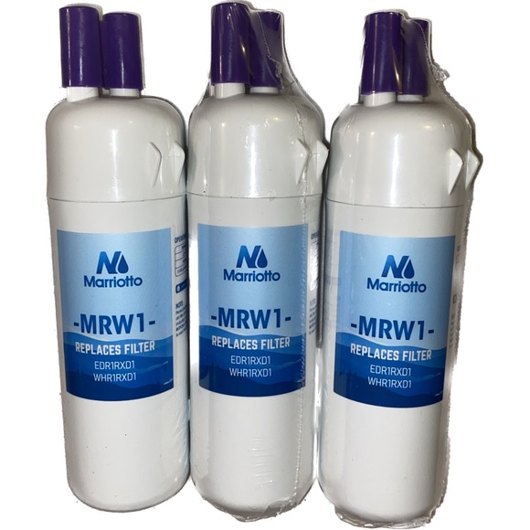 Marriotto MRW1 Replacement Water Filter for Whirlpool EDR1RXD1/WHR1RXD1 3 PACK - Picture 1 of 1